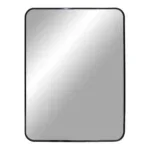 Madrid Mirror - Mirror, aluminium, black 50x70 cm