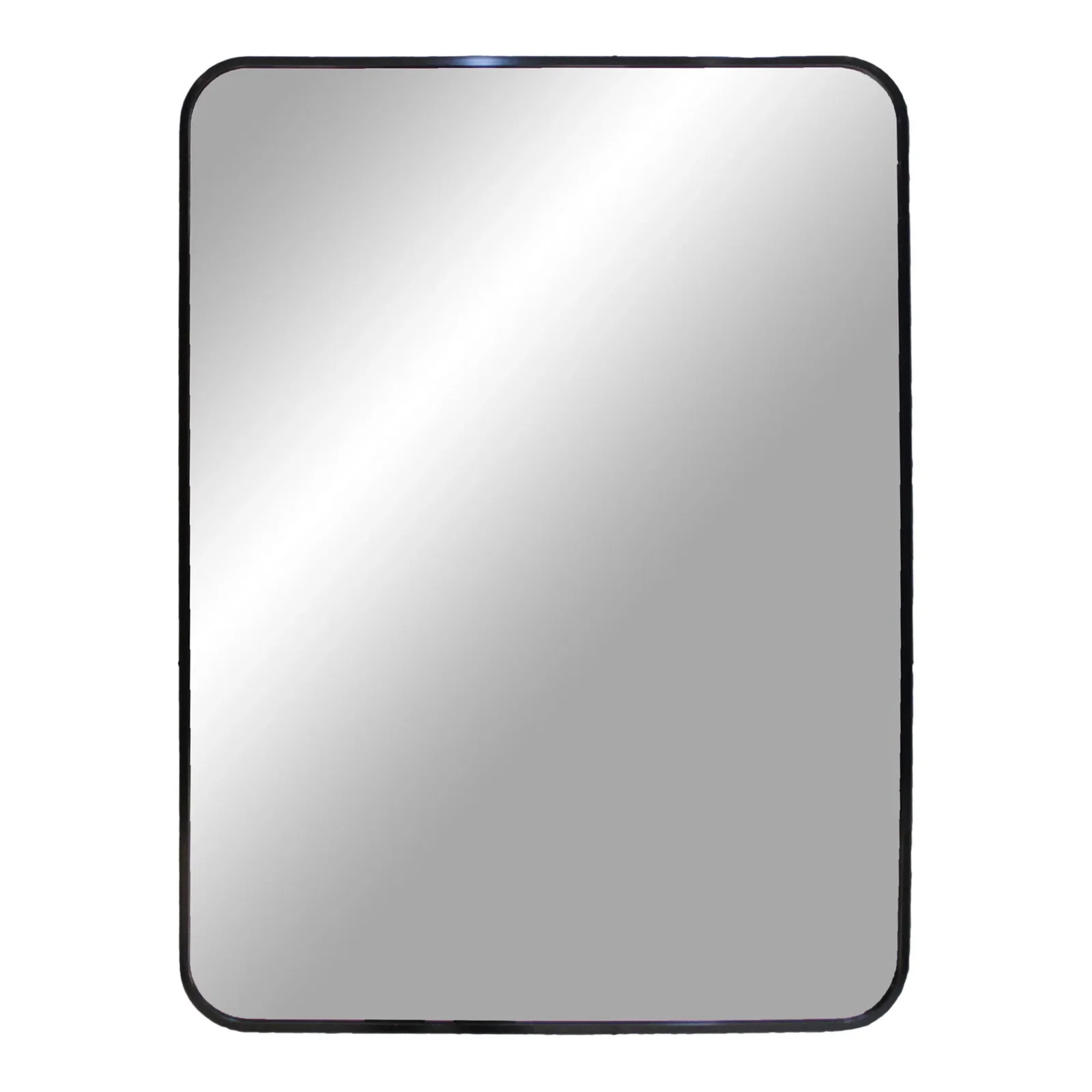 4001540-0.webp Madrid Mirror - Mirror, aluminium, black 50x70 cm - Afbeelding 1