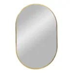 Madrid Mirror - Mirror, aluminium, brass look 50x80 cm