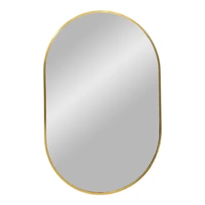 Madrid Mirror - Mirror, aluminium, brass look 50x80 cm