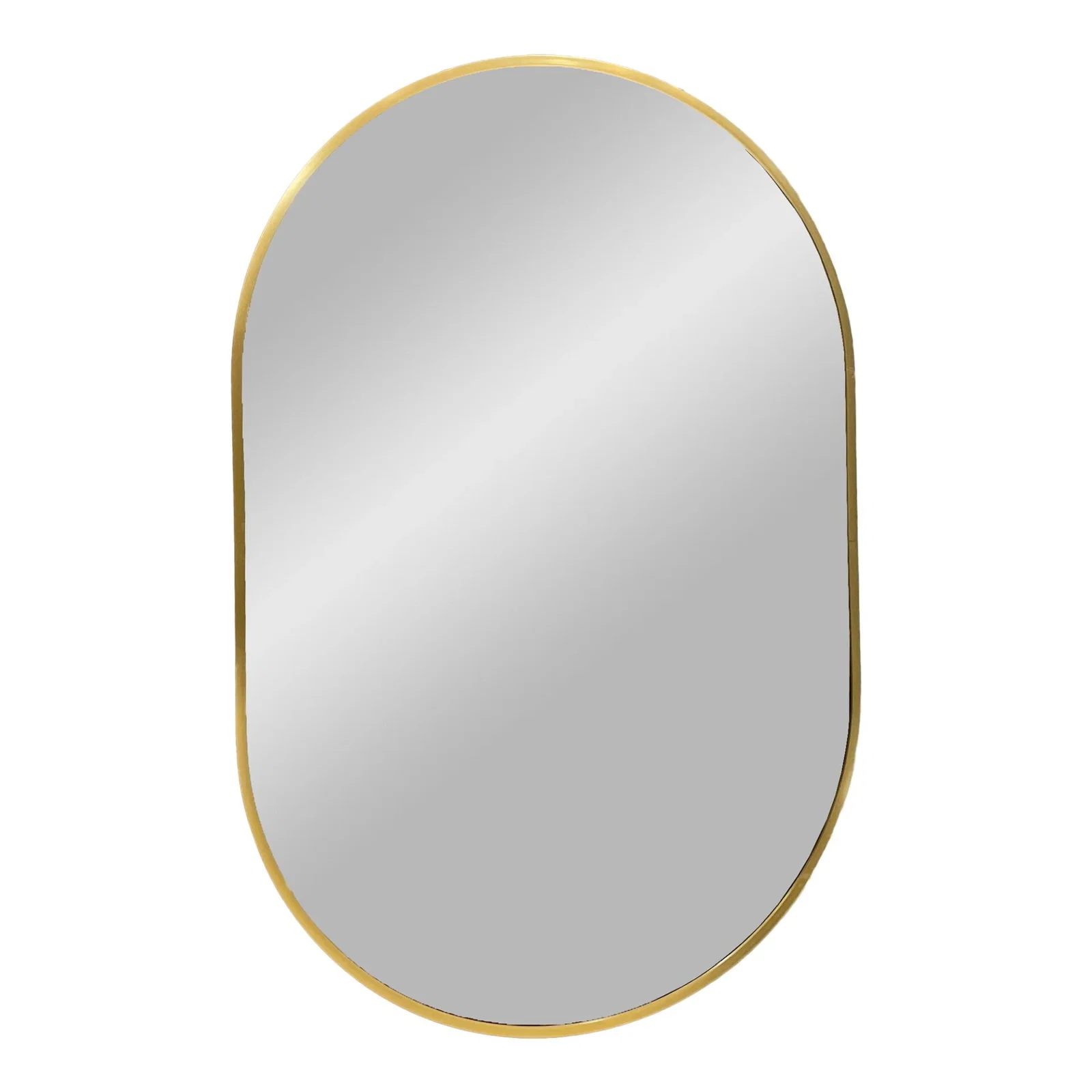 4001550-0.webp Madrid Mirror - Mirror, aluminium, brass look 50x80 cm - Afbeelding 1