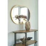 Madrid Mirror - Mirror, aluminium, brass look 50x80 cm - Afbeelding 2