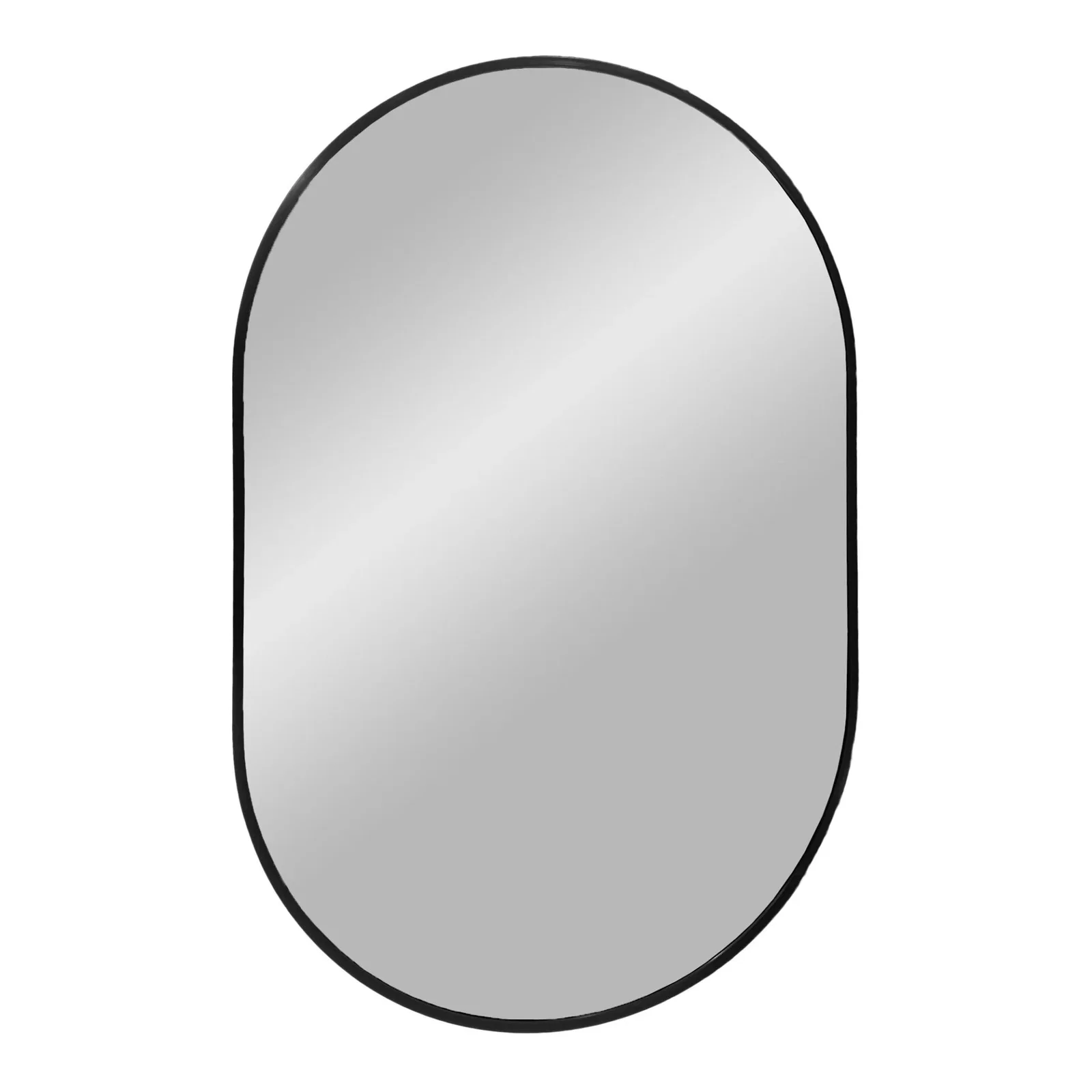 4001560-0.webp Madrid Mirror - Mirror, aluminium, black 50x80 cm - Afbeelding 1