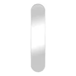 Hennetved Mirror - Mirror, aluminium, silver  35x170 cm