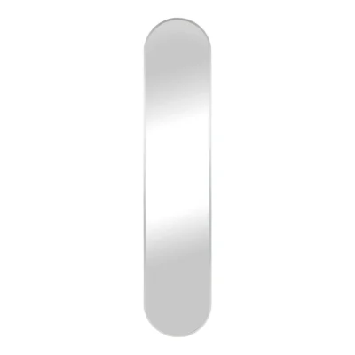 Hennetved Mirror - Mirror, aluminium, silver  35x170 cm