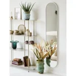 Hennetved Mirror - Mirror, aluminium, silver  35x170 cm - Afbeelding 2