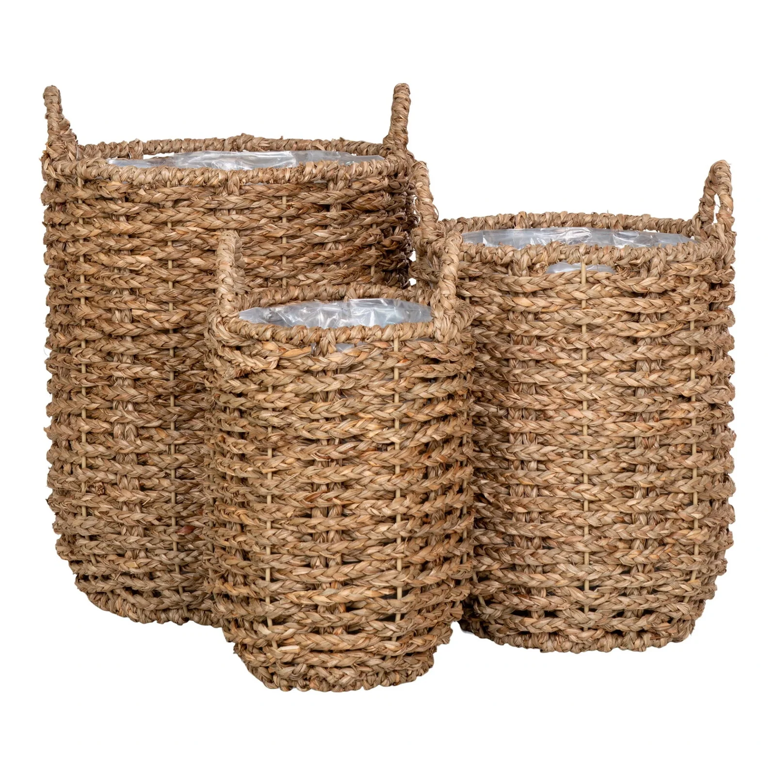 4401013-0.webp Hue Baskets - Baskets, seagrass, nature set of 3 - Afbeelding 1