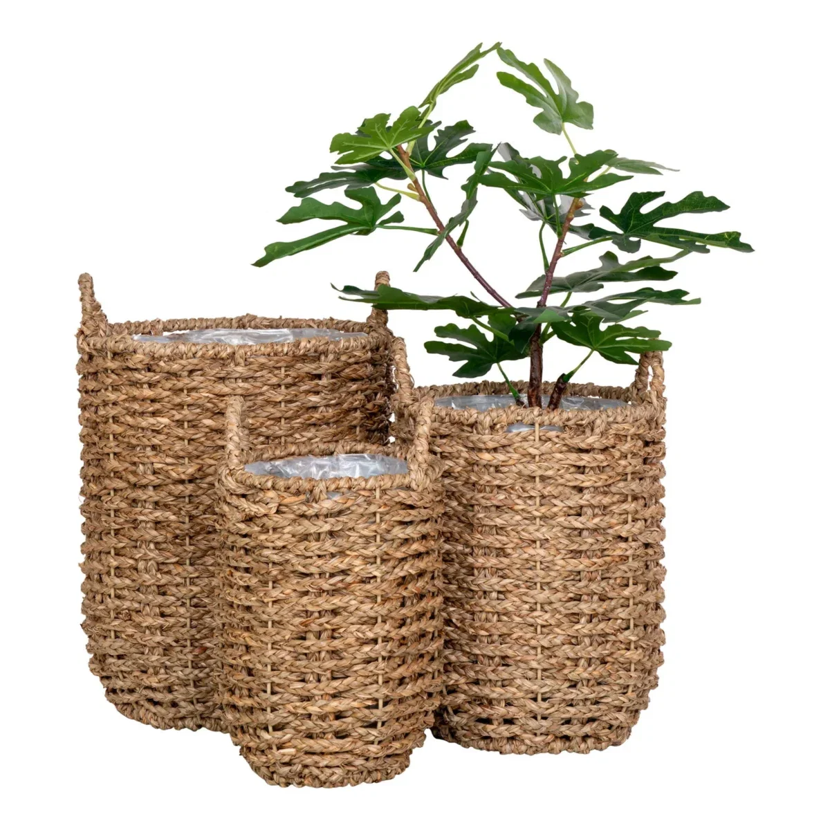 Hue Baskets - Baskets, seagrass, nature set of 3 - Afbeelding 2