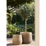 Moro Baskets - Baskets, kubu rattan, natural set of 2 - Afbeelding 4