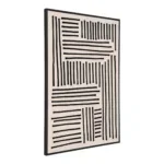 Lipari Canvas Print - Canvas print, canvas, black/beige, No.1 60x90 cm - Afbeelding 2