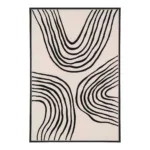 Lipari Canvas Print - Canvas print, canvas, black/beige, No.2 60x90 cm