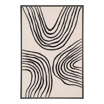 Lipari Canvas Print - Canvas print, canvas, black/beige, No.2 60x90 cm