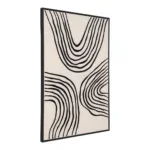 Lipari Canvas Print - Canvas print, canvas, black/beige, No.2 60x90 cm - Afbeelding 2