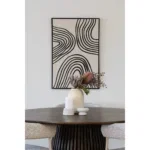 Lipari Canvas Print - Canvas print, canvas, black/beige, No.2 60x90 cm - Afbeelding 4