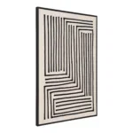 Lipari Canvas Print - Canvas print, canvas, black/beige, No.3 60x90 cm - Afbeelding 2