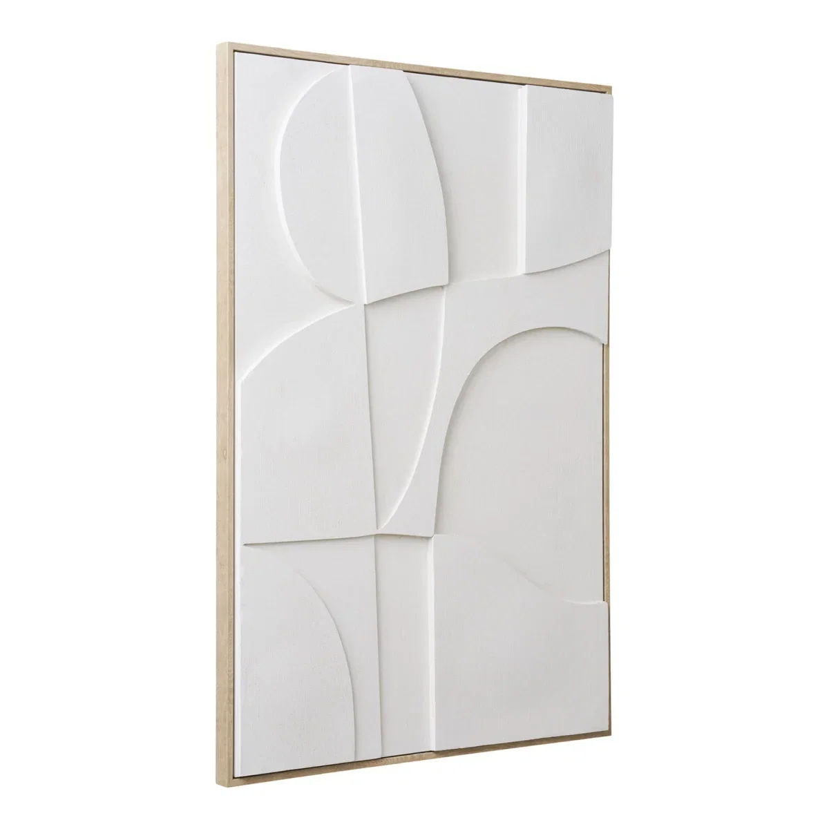 Madeline Relief Wall Decoration - Relief wall decoration, white, No.2 60x90 cm - Afbeelding 2