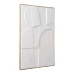 Madeline Relief Wall Decoration - Relief wall decoration, white, No.2 60x90 cm - Afbeelding 2