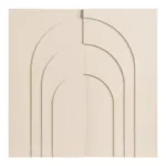 Ina Wall Decoration - Relief wall decoration, beige 60x60 cm
