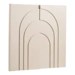 Ina Wall Decoration - Relief wall decoration, beige 60x60 cm - Afbeelding 2