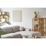 Ena Wall Decoration - Relief wall decoration, beige 60x80 cm - Afbeelding 4
