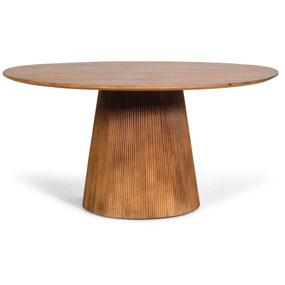 6sUnGepxM0DQhthLdCNP.webp Eettafel Mokka Rond - Lichtbruin Ø150cm - Afbeelding 1