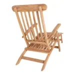 Arrecife Deck Chair - Deck Chair with adjustable back, teak, natural - Afbeelding 4