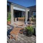 Arrecife Deck Chair - Deck Chair with adjustable back, teak, natural - Afbeelding 6