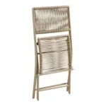 Arcas Bistro Set - Bistro set, 2 chairs and 1 table, polyester/steel, taupe - Afbeelding 6