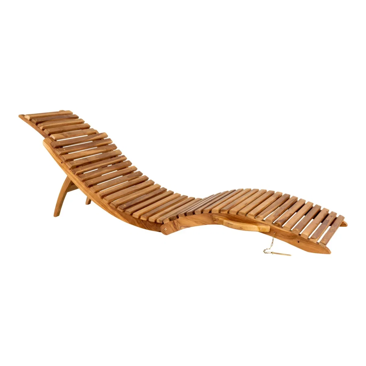 Arrieta Sun Lounger - Sun Lounger, teak, natural - Afbeelding 2