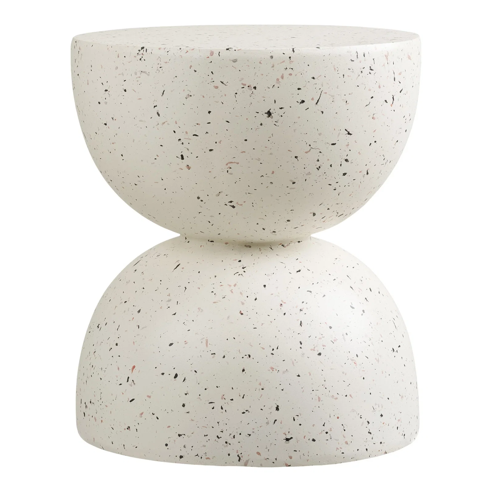 7521010-0.webp Bonita Side Table - Side table, fiberclay, terrazzo look ø40x45 cm - Afbeelding 1