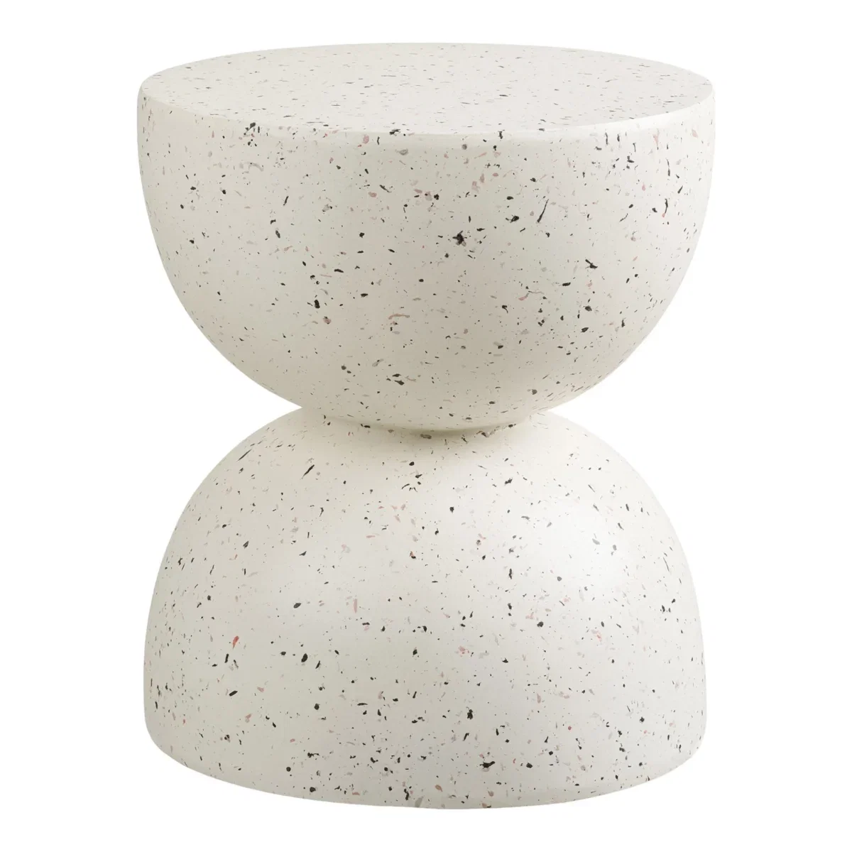 Bonita Side Table - Side table, fiberclay, terrazzo look ø40x45 cm - Afbeelding 2