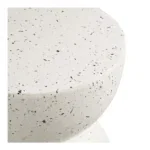 Bonita Side Table - Side table, fiberclay, terrazzo look ø40x45 cm - Afbeelding 3