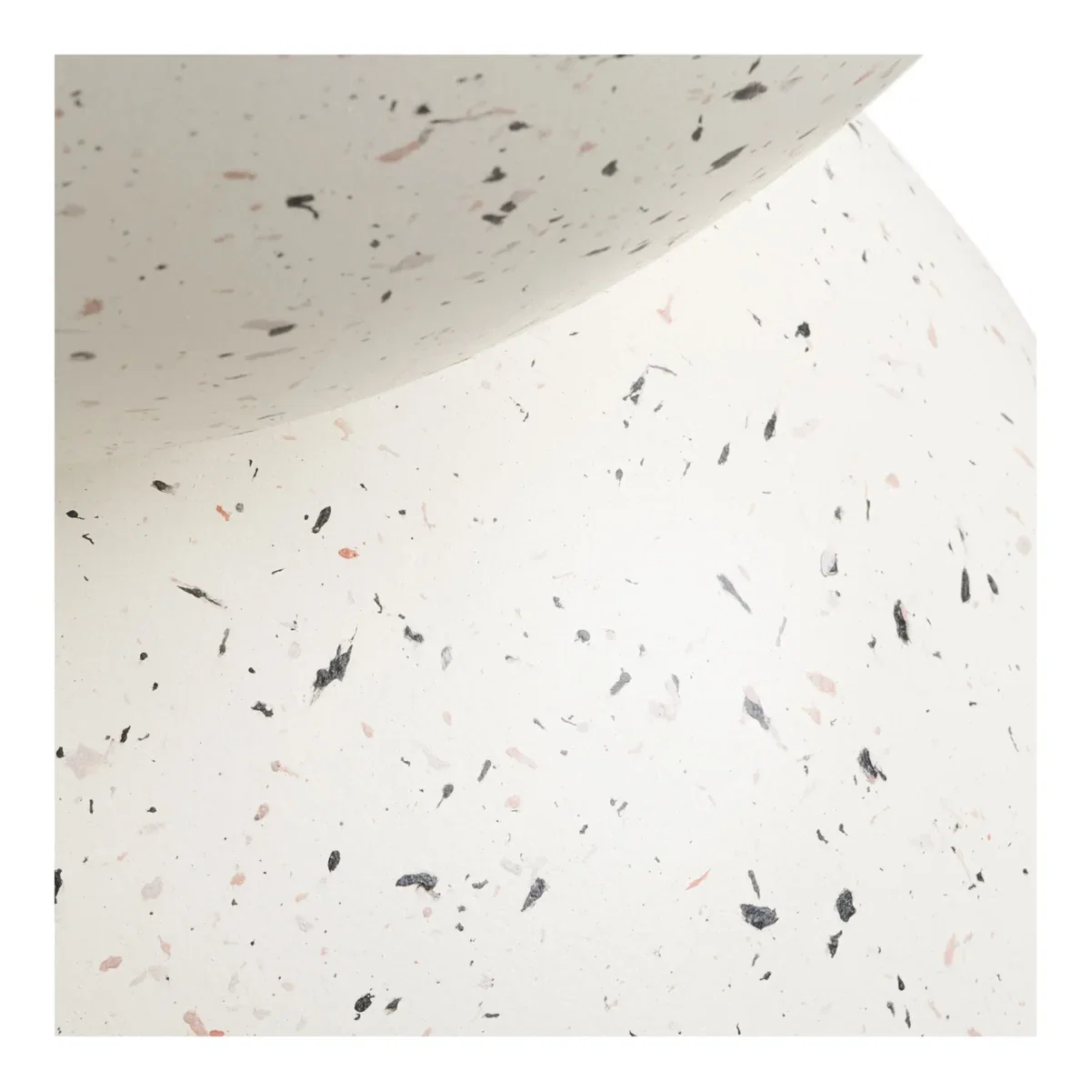 Bonita Side Table - Side table, fiberclay, terrazzo look ø40x45 cm - Afbeelding 4