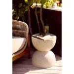 Bonita Side Table - Side table, fiberclay, terrazzo look ø40x45 cm - Afbeelding 6