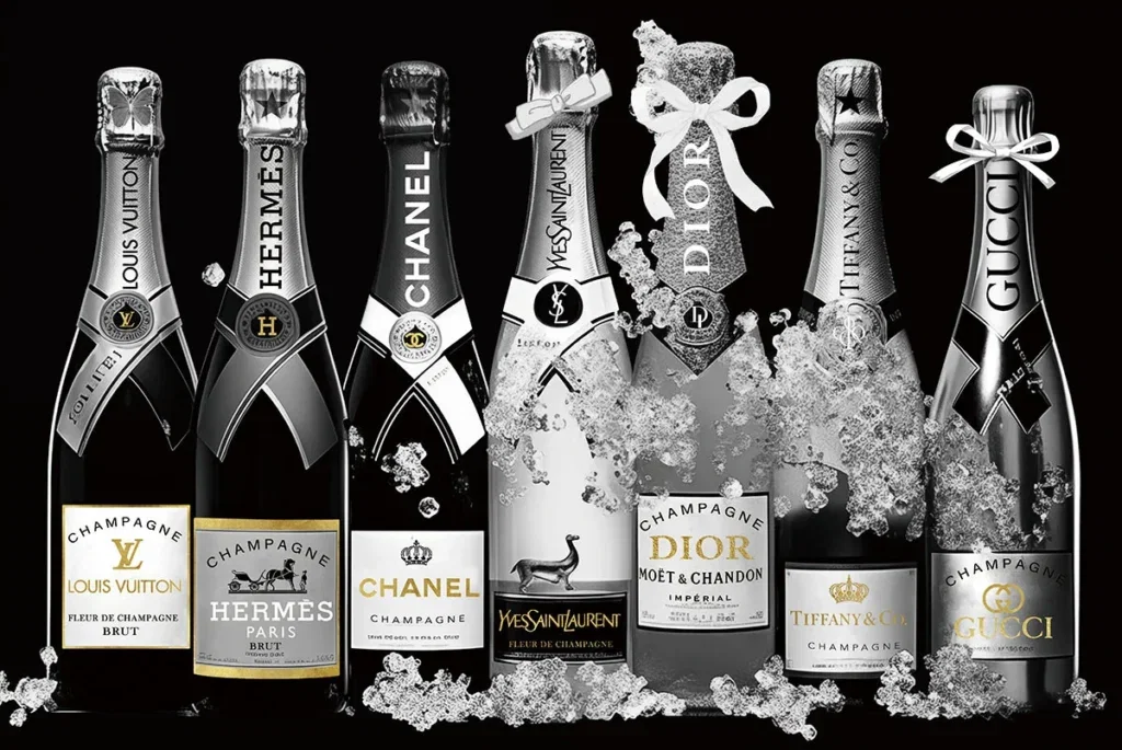 Glasschilderij 80x120cm Champagne grijs