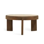 Salontafel Bora - Ø75cm Bruin