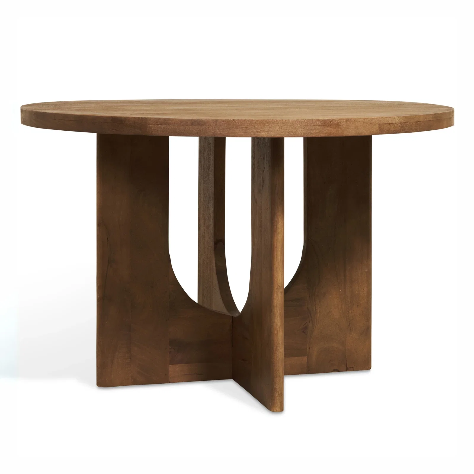 KtjK94RfVGaPeI1l5ql7.webp Eettafel Nova - Bruin Ø120cm - Afbeelding 1