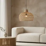 Maze rotan hanglamp naturel - Ø 42x36 cm - Afbeelding 2