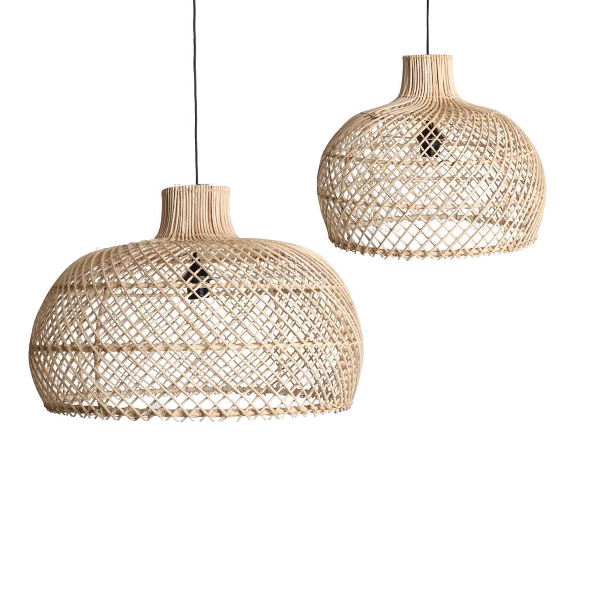Maze rotan hanglamp naturel - Ø 42x36 cm - Afbeelding 5