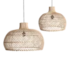 Maze rotan hanglamp naturel - Ø 42x36 cm - Afbeelding 5