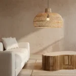 Maze rotan hanglamp naturel -Ø 57x36 cm - Afbeelding 2
