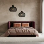 Maze rotan hanglamp zwart - Ø 42x36 cm - Afbeelding 2