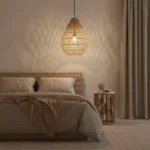 Maze druppel rotan hanglamp naturel -Ø 45x65 cm - Afbeelding 2