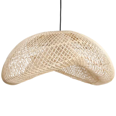 Maze rotan hanglamp organic XL - Ø 75x31 cm