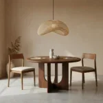 Maze rotan hanglamp organic XL - Ø 75x31 cm - Afbeelding 4