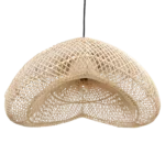 Maze rotan hanglamp organic XL - Ø 75x31 cm - Afbeelding 5
