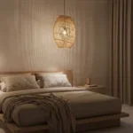 Luna rotan hanglamp Halo - Ø 40x60 cm - Afbeelding 2
