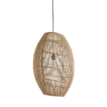 Luna rotan hanglamp Halo - Ø 40x60 cm - Afbeelding 5