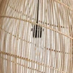 Luna rotan hanglamp Halo - Ø 40x60 cm - Afbeelding 6