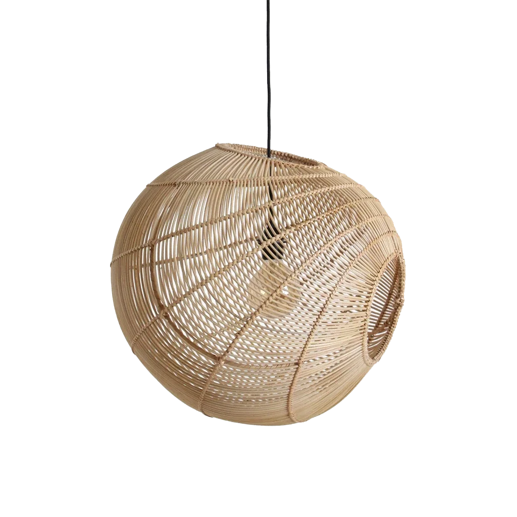 LIRA00911B-0.webp Luna rotan hanglamp Sphere - 50x52x50 cm - Afbeelding 1